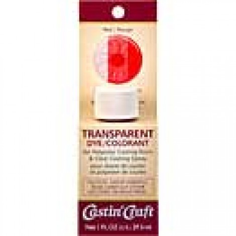 Castin'Craft Red Transparent Resin Dye - 1oz