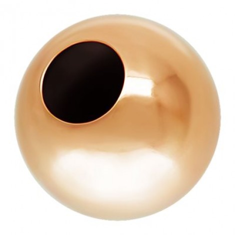 2mm Seamless Round 14K Rose Gold Filled Spacer Beads with 0.8mm hole - Pack of 10