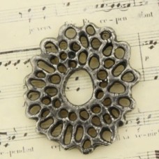 Green Girl Studios - 30x25mm Filigree Cloud - Each