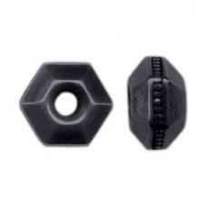 5mm TierraCast Faceted Spacer - Black Oxide - Pack of 10