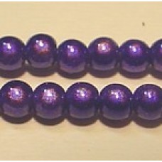 4mm Purple Miracle Beads
