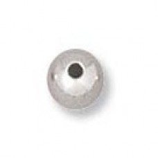4mm Sterling Silver Seamless Round Beads with 1mm hole