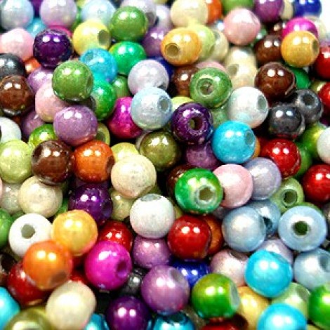 4mm Round Miracle Bead Mix