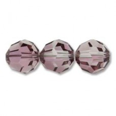 6mm Swarovski Crystal Round Beads - Crystal Antique Pink