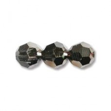 4mm Swarovski Round Beads - Crystal Metallic Lt Gold 2X - Pack of 10