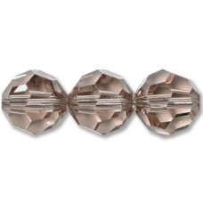 8mm Swarovski Crystal 5000 Round Beads - Greige - Pack of 2