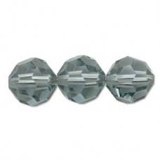 6mm Swarovski Indian Sapphire Round Beads - Pack of 2