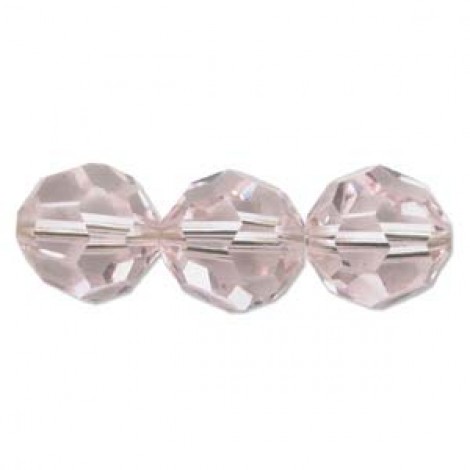 4mm Swarovski Crystal Round Beads - Rosaline