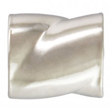 2x2mm (.020") Anti-Tarnish Sterling Silver Twisted Crimps - Pack of 10