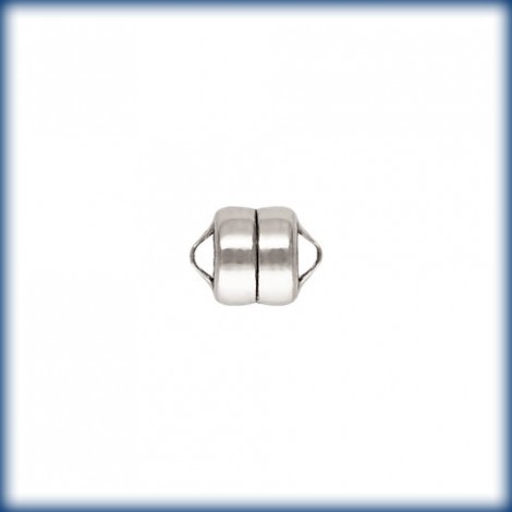 5x5.5mm Magnetic Anti-Tarnish Sterling Silver Clasps