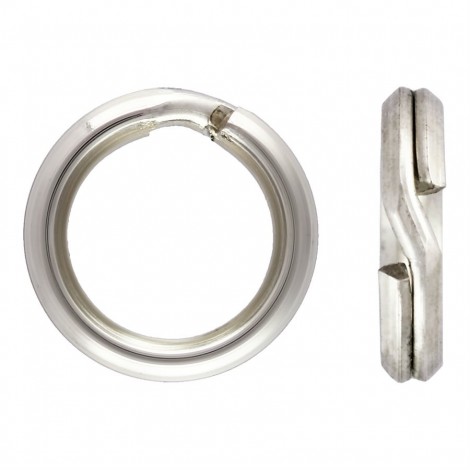 5.2mm (4mm ID) AT Sterling Silver Split Rings - Pack of 2