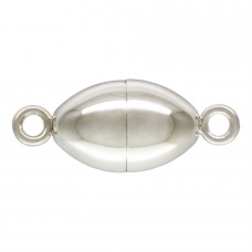 6.0x10.0mm Oval .925 Sterling Silver Magnetic Clasp SPAT - Each