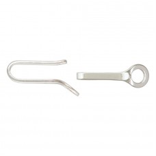 15x1.6mm Sterling Silver Clasp Hook - Each