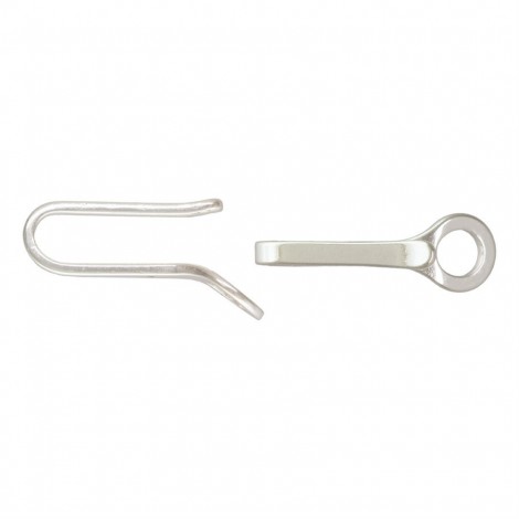 15x1.6mm Sterling Silver Clasp Hook - Each