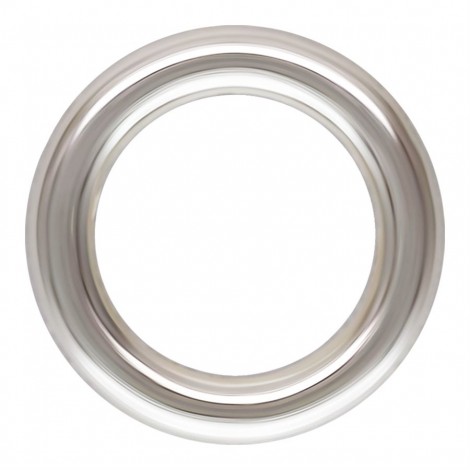 3mm OD 24ga Anti-Tarnish Sterling Silver Closed Round Jumprings - Pack of 10