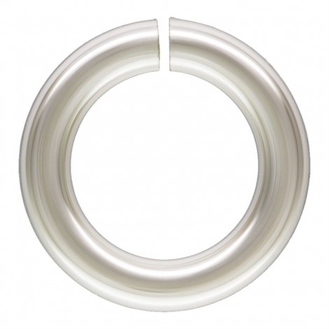 3.5mm 22ga (.64mm) Click & Lock Anti-Tarnish Sterling Silver Jumprings - Pack of 10