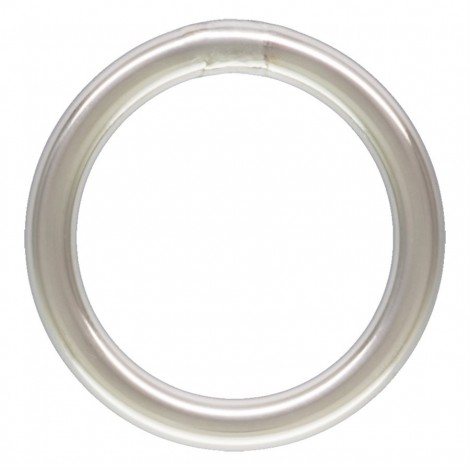 5mm OD 22ga Anti-Tarnish Sterling Silver Closed Round Jumprings - Pack of 10