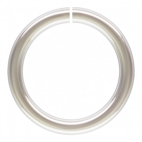 6mm 20.5ga (.76mm) Click & Lock Anti-Tarnish Sterling Silver Jumprings - Pack of 2