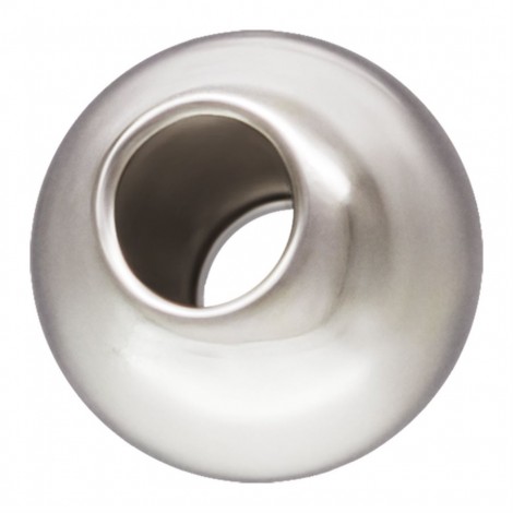 2.5mm .925 Sterling Silver Round Beads with 1.2mm hole size - Pack of 10