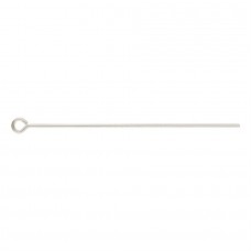 1.5" (38.1mm) 22ga Sterling Silver Eyepins - Pack of 2