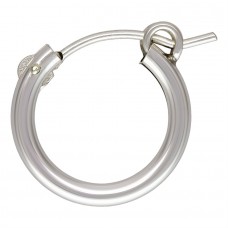 2.3x15mm 925 Sterling Silver Eurowire Hoop Earrings - Per Pair