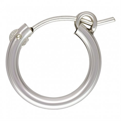 2.3x15mm 925 Sterling Silver Eurowire Hoop Earrings - Per Pair 2.3x15mm 925 Sterling Silver Eurowire Hoop Earrings - Per Pair