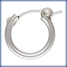 2.3x15mm 925 Sterling Silver Eurowire Hoop Earrings