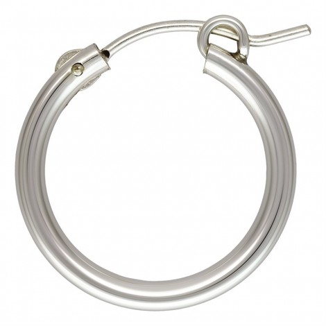 2.x19mm 925 Sterling Silver Eurowire Hoop Earrings - Per Pair 2.x19mm 925 Sterling Silver Eurowire Hoop Earrings - Per Pair
