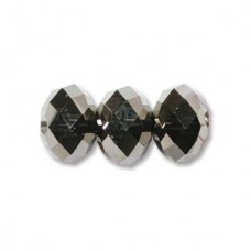 6x3.5mm Swarovski Crystal Rondelles - Crystal Metallic Light Gold 2X - Pack of 4
