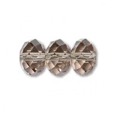 8mm Swarovski Faceted 5040 Rondelles - Greige - Pack of 2