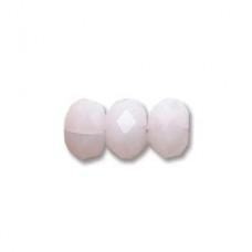 8mm Swarovski 5040 Rondelles - Rose Alabaster - Pack of 2