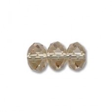 8mm Swarovski 5040 Rondelles - Light Colorado Topaz - Pack of 2