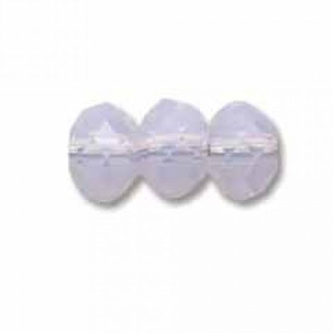 6mm Violet Opal Swarovski Crystal Rondelle Beads