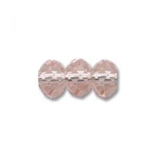 8mm Swarovski Faceted 5040 Rondelles - Vintage Rose - Pack of 2