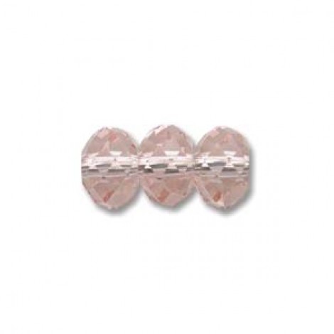 8mm Swarovski Faceted 5040 Rondelles - Vintage Rose - Pack of 2 8mm Swarovski Faceted 5040 Rondelles - Vintage Rose - Pack of 2