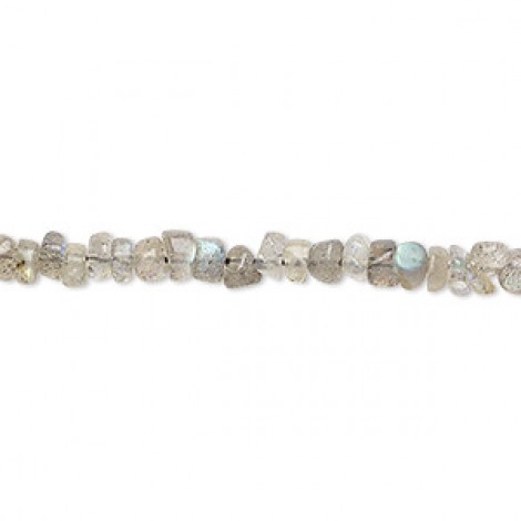 4x2mm Natural Labradorite Rondelle Beads - Strand 4x2mm Natural Labradorite Rondelle Beads - Strand