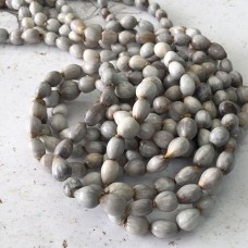 9-10mm Jobs Tears Drop Beads - Grey Tones - Per 36in Strand