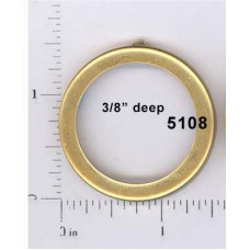 39mm Raw Brass Open Setting w/Loop - Each