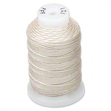 Purely Silk™ 3-Ply .42mm FFF Silk Thread - Ecru - 84 metre spool