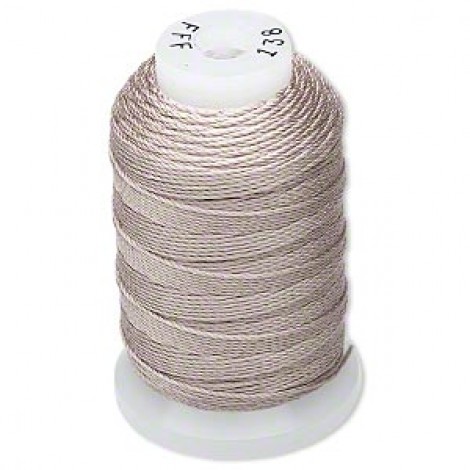 Purely Silk™ 3-Ply .42mm FFF Silk Thread - Grey - 84 metre spool