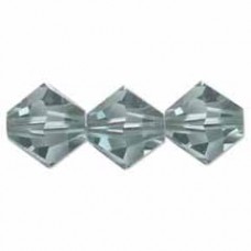 6mm Swarovski Crystal Bicones - Indian Sapphire - Pack of 10