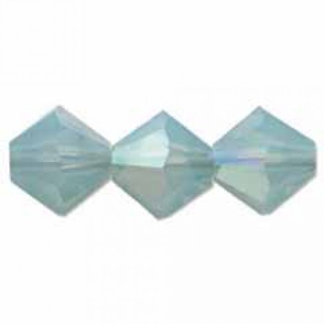 4mm Swarovski Crystal Bicones - Pacific Opal AB