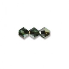 4mm Swarovski Crystal Bicones - Peridot Sahara - Pack of 10