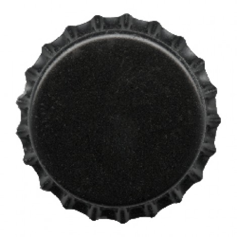 32mm Black Bottle Cap (Bezel) - Pack of 8 32mm Black Bottle Cap (Bezel) - Pack of 8