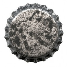 32mm Ant Silver Bottle Cap (Bezel) - Pack of 15