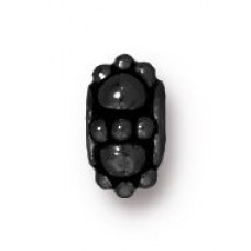 7mm TierraCast Turkish Spacer Beads - Black Oxide - Pack of 4