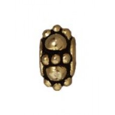 7mm TierraCast Turkish Spacer Beads - Brass Oxide - Pack of 4