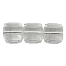 6mm Swarovski Crystal Cube Beads - Crystal