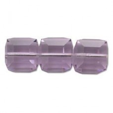 4mm Swarovski Crystal Cubes - Violet