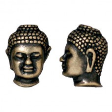 14mm TierraCast Buddha Head Bead - Brass Oxide